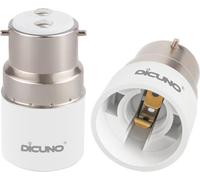 DiCUNO B22 to E14 Socket Converter, BC to SES Converter, 2 Packs