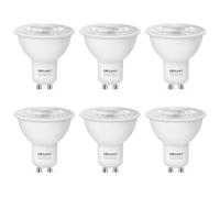 DiCUNO Dimmable GU10 LED Bulbs, 4.2W=40W, Daylight White 5000K, 350LM, 6Pcs