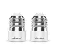 DiCUNO E27 to E14 Socket Adapter, ES to SES Lamp Base Converter, 2-Pack | Screw to Small Screw Converter, Max Wattage 200W, 0~250V, 165 Degree Heat Resistant