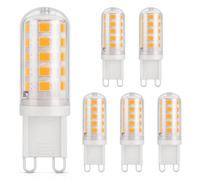 DiCUNO G9 LED Bulbs Warm White 2700K, 3W, 30W Halogen Equivalent, 410LM, Not Dimmable, Energy Saving G9 LED Light Bulbs for Chandelier, Ceiling Light