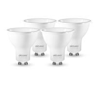 DiCUNO GU10 LED Bulbs Daylight White 5000K, 4.5W 710LM Energy Saving GU10 LED Light Bulbs, 60W Halogen Equivalent, Class B Spotlight for Home Lighting Decor, 110° Wide Beam Angle, Not-dimmable, 4 Pcs