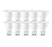 DiCUNO GU10 LED Bulbs Daylight White 5000K, 4.5W 710LM Energy Saving GU10 LED Light Bulbs, 60W Halogen Equivalent, Class B Spotlight for Home Lighting Decor, 110° Wide Beam Angle, Not-dimmable, 10 Pcs