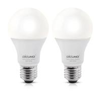 DiCUNO Motion Sensor Bulbs E27, 12W (100W Halogen), Daylight White 5000K, 1100LM ES Motion Activated Security Light, 100V-240V LED Bulbs for Front Door, Basement, Garage, Porch, 2 Pcs