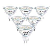 DiCUNO MR16 LED Light Bulbs, GU5.3 Spotlight Bulb Dimmable, 12V DC 5W Equivalent to 50W Halogen, Warm White 2700K, 440LM, 120° Beam Angle Bi-Pin Base Track Light, 6 Packs