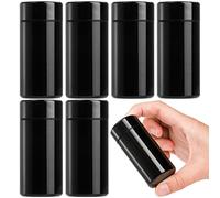 Dicunoy 6 Pack Smell Proof Container, 40ml Portable storage jar, Small Aluminum Storage Jar, Metal Storage Bottles Containers with Lids, Airtight Sealing Jar, Tea Preserve Tins for Spices, Traveling
