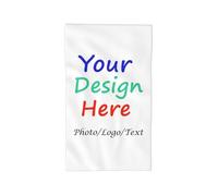 DICUSPEROZTOM Personalised Cotton Hand Towel Design Text Logo Image Soft Microfiber Face Towel Customised Absorbent Towel for Home Hotel Spa Bathroom Gym 40x70cm