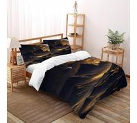 DICVXOR Planet Mountain Bedding Set Theme Bedspread Starry Sky Theme Duvet Cover Set Chic Breathable Comforter Cover Universal for All Seasons with Pillow Super King（260x220cm）