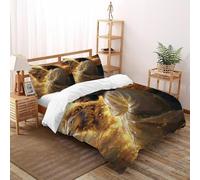 DICVXST 3D Printed Divine Serenity Bedding Bed Set Girls Boys 3 Piece Microfiber with Pillowcases With Zipper Closure Super King(260x220cm)
