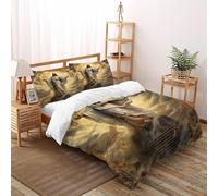 DICVXST 3D Printed The Sermon Duvet Cover Sets for Kids 3 Piece Microfiber And Pillowcases With Zipper Closure Double(200x200cm)