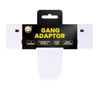 DID 13A 3 Gang Adaptor, 3 Way UK Plug Socket Converter, Converts 1 Socket into 3 with 13 AMP Fuse, Multi Plug for Home, Office & Travel Use - Safe & Reliable Power Extension Solution, White Colour