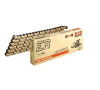 Did 428 NZ Standard Motorcycle Chain Gold/Black with 136 Links and Clip Lock