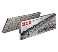 Did 520 Zvm-X B&B X-Ring Motorcycle Chain Gray with Rivet Lock Black 104 Links