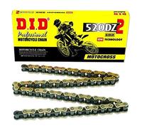 DID (520DZ-96 Gold 96 Link High Performance DZ2 Series Non-O-Ring Chain with Connecting Link