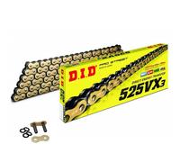 Did 525vx3 Clip X-ring Premium Chain Golden 124 Links