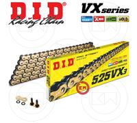 Did 525vx3 Clip X-ring Premium Chain Golden 124 Links