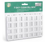 28 Compartments 7 Days a Week 4 Times Weekly Pill Box
