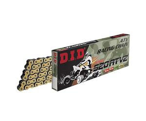 DID CHAIN S+2 520ATV M96-C FIT ON BAROSSA 250 PUMA INVERSE 06/07 GOLD/BLACK