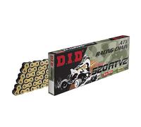 DID ATV2 Chain Gold & Black 520 Pitch 96 Links