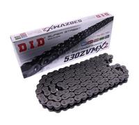 DID chain ZVM-X 520 525 530 steel colored with connecting link