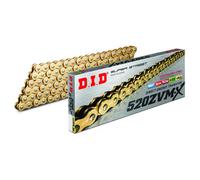 DID Drive chains ZVM-X gold and silver 520 ZVM-X G&G 114 LINKS