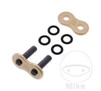 DID ZJ525ZVMX2G (525 Series) ZVM-X2 Gold/Gold High Performance X-Ring Chain Rivet Type Connecting Link