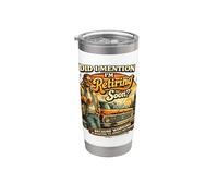 Did I Mention I’m Retiring Soon Retro Groovy Countdown Stainless Steel Insulated Tumbler