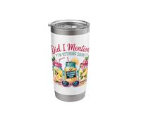 Did I Mention I'm Retiring Soon Beach Vibes Fun Summer Stainless Steel Insulated Tumbler