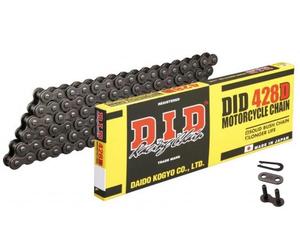 DID Longer Life 428D 126 Links Bike Chain Steel