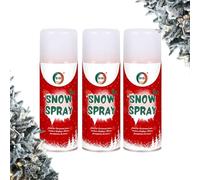 DID® Pack of 3 x 250ml Snow Spray | Perfect for Decorating Christmas Trees | Window Displays | Hanging Wreaths | Glass | Festive Setups | Fun | Experience the Enchantment of Winter All-Year-Round!