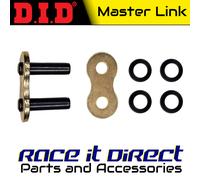 D.I.D. Hollow rivet lock 525 ZVM-X (G&G) - (ZJ) 525 pitch, black-gold