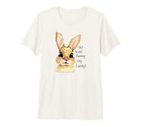 Did Some Bunny Say Candy? Cute Easter Bunny Loves Candy Premium T-Shirt