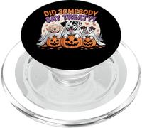Did Somebody Say Treat Funny Halloween Ghost Dogs PopSockets PopGrip for MagSafe