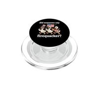 Did Someone Say Firecracker Patriotic Ducks Retro Style PopSockets PopGrip for MagSafe