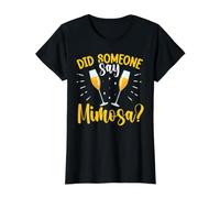 Did Someone Say Mimosa? Value Graphic T-Shirt, Women, Black, S