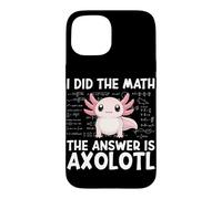 Did The Math The Answer Is Axolotl Math Calculus Formula Case for iPhone 15