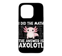 Did The Math The Answer Is Axolotl Math Calculus Formula Case for iPhone 15 Pro