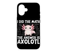 Did The Math The Answer Is Axolotl Math Calculus Formula Case for iPhone 16