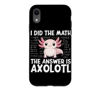 Did The Math The Answer Is Axolotl Math Calculus Formula Case for iPhone XR