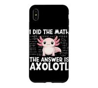 Did The Math The Answer Is Axolotl Math Calculus Formula Case for iPhone XS Max