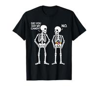 Did You Eat My Candy Skeleton Halloween Meme Funny Spooky T-Shirt