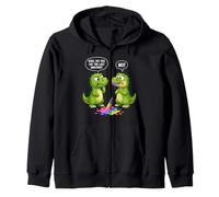 Did You Eat The Last Unicorn Funny Dino T-Rex Dinosaur Zip Hoodie