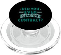 Did You Even Read The Contract Lawyer Legal Humor - PopSockets PopGrip for MagSafe
