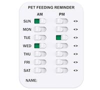Did You Feed The Cat Fed Sign Flip Food Feeding Reminder Device For And Cats Has Been Fed Schedule Daily (1 * 2rows) 23918
