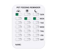 Did You Feed The Cat Magnet Reminder - Magnetic Pet Feeding Reminder for Fridge | Daily Pet Feeding Chart Trackers | Cat Re-minder Sign Feeder Accessories, Prevents Overfeeding for Dogs Cats