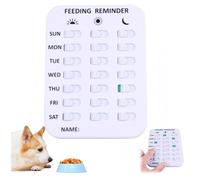 Did You Feed the Cat? Magnetic Pet Feeding Reminder with 3 Times A Day Indication for Dogs & Cats - Pet Feeding Tracker & Feeding Chart