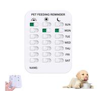 Did You Feed The Cat Tracker, Conspicuous Pet Feeding Reminder, Don't Forget to Feed Your Pets Sign, Creative Pet Reminder Sign Feeder Accessories Litter, Reminder 3 Meals (#B)