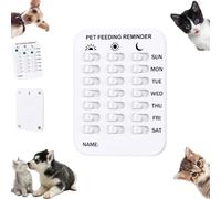 Did You Feed The Cat Tracker, Did You Feed The Dog Tracker, Magnetic Pet Feeding Reminder for Dogs Cats, with Weekdays AM/PM Indicators, to Track and Prevent Over or Under Feeding of Pets (2 rows)