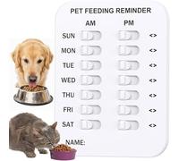 Did You Feed The Cat Tracker, Magnetic Sticker, 3 Times A Day Indication Chart Feed Your Pets,Medication Feeding Reminder For Dogs Cats,（1 * 2rows）