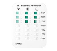 Did You Feed the Cat Trackers, Magnetic Pet Feeding Reminder, Daily Indication Chart Dog Cat Feeding Reminder Trackers Sticker, 3 Times A Day Cats Dog Pet Feedings Chart T-racker Reminders Sticker