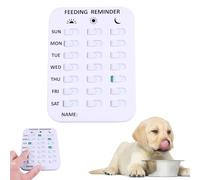 Did You Feed The Dog Tracker, Did You Feed The Cat Tracker, Don't Forget to Feed Your Pets Sign, Food Feeding Reminder Magnets Device for Dogs and Cats, Reminder 3 Meals